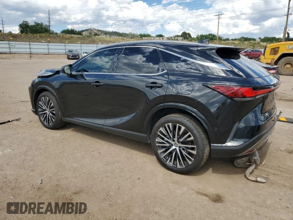 2023 Lexus RX with VIN 2T2BAMCA4PC003366, listed as a Copart auction lot 61029624 with 25,053 mi miles and Salvage Title. Bid and sale history available at carsss.com. Image 2.
