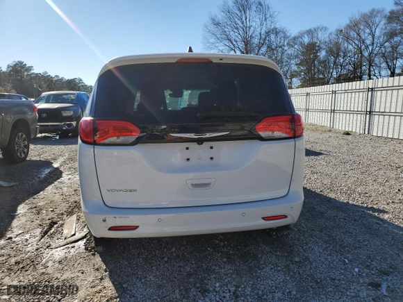 2024 Chrysler Voyager LX with VIN 2C4RC1CG7RR106607, listed as a Copart auction lot 46128855 with 0 mi miles and Salvage Title. Bid and sale history available at carsss.com. Image 6.