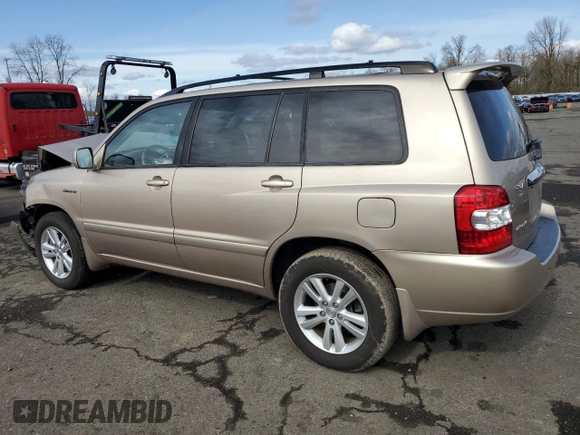 2006 Toyota Highlander Hybrid with VIN JTEEW21AX60011180, listed as a Copart auction lot 47894915 with 0 mi miles and Salvage Title. Bid and sale history available at carsss.com. Image 2.