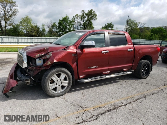 2009 Toyota Tundra Limited z VIN 5TFDW58169X086719, wystawiony jako Copart lot #55041735 z przebiegiem 201 775 mil mil oraz Szkoda całkowita • Salvage title. Historia ofert i sprzedaży dostępna na DreamBid. Obrazek 1.