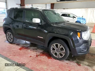 2018 Jeep Renegade Limited z VIN ZACCJBDB5JPH55299, wystawiony jako Copart lot #55122775 z przebiegiem Nie podano mil oraz Szkoda całkowita • Salvage title. Historia ofert i sprzedaży dostępna na DreamBid. Obrazek 4.