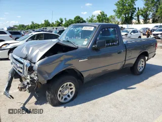 2010 Ford Ranger XL with VIN 1FTKR1AD2APA22600, listed as a Copart auction lot 60941365 with 86,787 mi miles and Salvage title. Bid and sale history available at DreamBid. Image 1.