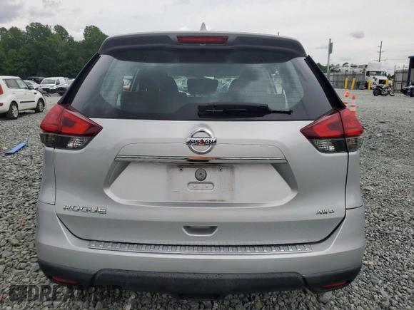 2017 Nissan Rogue S with VIN KNMAT2MV7HP503072, listed as a Copart auction lot 60263205 with 75,185 mi miles and Salvage title. Bid and sale history available at DreamBid. Image 6.