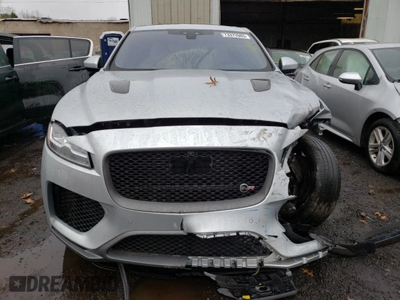 2020 Jaguar F-Pace SVR with VIN SADCZ2EE3LA617186, listed as a Copart auction lot 73372603 with 52,265 mi miles and Salvage Title. Bid and sale history available at DreamBid. Image 5.