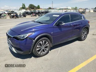 2017 Infiniti QX30 Premium with VIN SJKCH5CR6HA026036, listed as a Copart auction lot 60285085 with 46,777 mi miles and Salvage title. Bid and sale history available at DreamBid. Image 1.