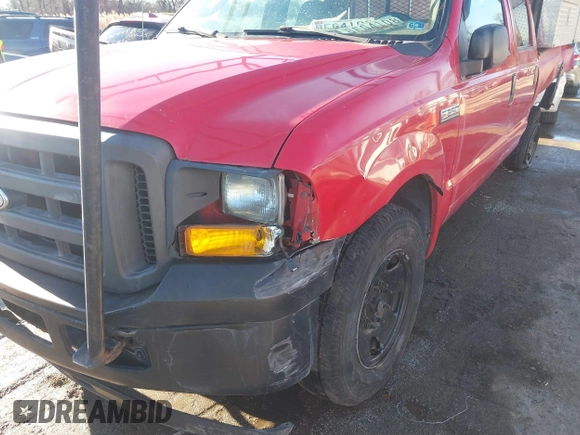 2005 Ford Super Duty F-250 XL with VIN 1FTSW20575EB69845, listed as a IAAI auction lot 41346591 with 1 mi miles. Bid and sale history available at carsss.com. Image 16.