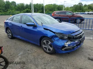 2020 Honda Civic LX z VIN 2HGFC2F65LH522536, wystawiony jako Copart lot #57254255 z przebiegiem 65 014 mil mil oraz Szkoda całkowita • Salvage title. Historia ofert i sprzedaży dostępna na DreamBid. Obrazek 4.