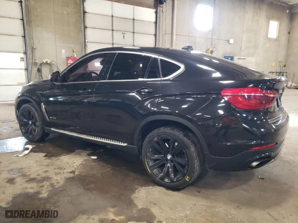 2016 BMW X6 xDrive50i with VIN 5UXKU6C54G0R34047, listed as a Copart auction lot 45595935 with 115,471 mi miles and Salvage Title. Bid and sale history available at carsss.com. Image 2.