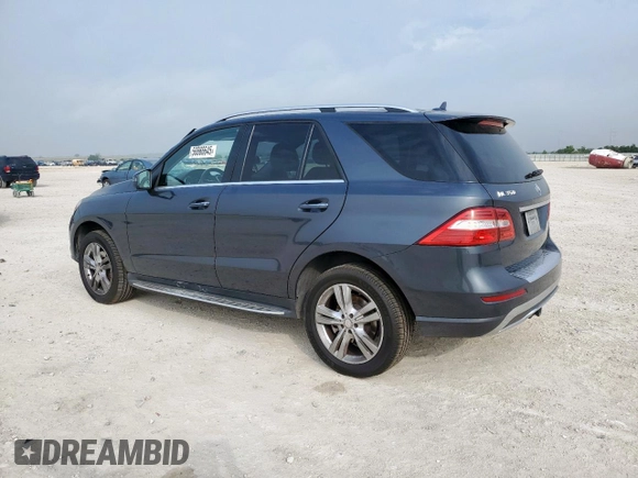 2015 Mercedes-Benz M 350 with VIN 4JGDA5JB1FA549118, listed as a Copart auction lot 56666645 with 138,844 mi miles and Salvage title. Bid and sale history available at DreamBid. Image 2.