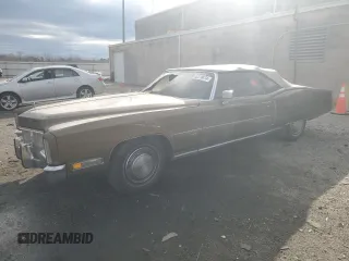 1971 Cadillac Eldorado z VIN 693671Q424620, wystawiony jako Copart lot #82310674 z przebiegiem Nie podano mil oraz Szkoda całkowita • Salvage title. Historia ofert i sprzedaży dostępna na DreamBid. Obrazek 1.