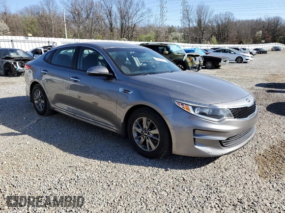 2016 Kia Optima LX Turbo with VIN 5XXGT4L18GG058125, listed as a Copart auction lot 48983835 with 241,533 mi miles and Salvage Title. Bid and sale history available at carsss.com. Image 4.