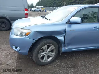 2008 Toyota Highlander Sport with VIN JTEDS43A582019517, listed as a IAAI auction lot 41918787 with 169,872 mi miles. Bid and sale history available at carsss.com. Image 6.