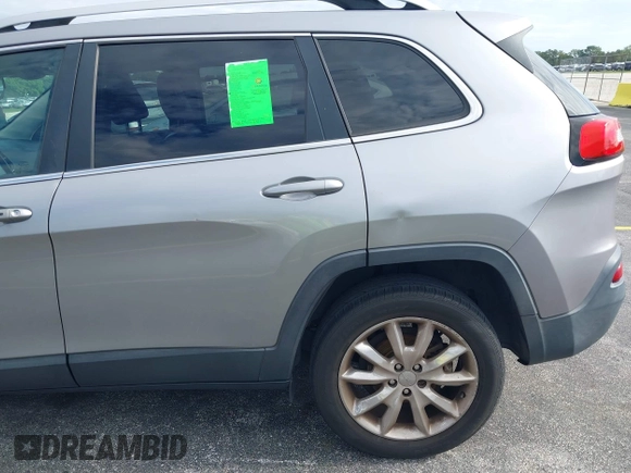 2016 Jeep Cherokee Limited with VIN 1C4PJLDB5GW164781, listed as a IAAI auction lot 42806344 with 137,283 mi miles and . Bid and sale history available at DreamBid. Image 17.