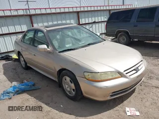 2002 Honda Accord EX z VIN 1HGCG16502A014058, wystawiony jako IAAI lot #42030847 z przebiegiem 160 708 mil mil oraz . Historia ofert i sprzedaży dostępna na DreamBid. Obrazek 1.