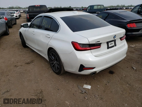 2020 BMW 3 Series 330i xDrive with VIN WBA5R7C07LFH49895, listed as a Copart auction lot 45205522 with Not Provided miles and . Bid and sale history available at DreamBid. Image 3.