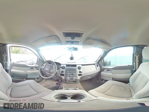 2010 Ford F-150 XL with VIN 1FTEX1C81AFB71833, listed as a Copart auction lot 80022734 with Not provided miles and Salvage title. Bid and sale history available at DreamBid. Image 13.