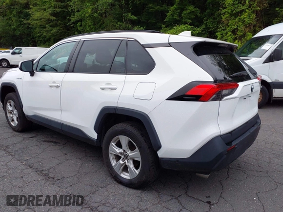 2021 Toyota RAV4 Hybrid LE with VIN 4T3MWRFVXMU019146, listed as a IAAI auction lot 42646836 with 108,450 mi miles and . Bid and sale history available at DreamBid. Image 3.