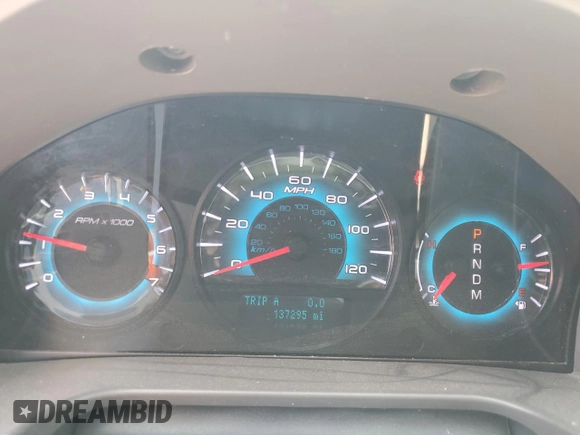 2012 Ford Fusion SEL with VIN 3FAHP0JG6CR358725, listed as a Copart auction lot 62495615 with 137,295 mi miles and Salvage title. Bid and sale history available at DreamBid. Image 9.