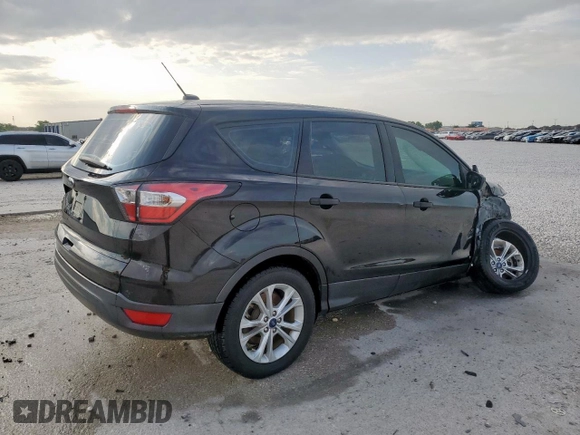 2018 Ford Escape S with VIN 1FMCU0F72JUB42488, listed as a Copart auction lot 63641845 with 80,184 mi miles and Salvage title. Bid and sale history available at DreamBid. Image 3.