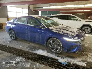 2024 Hyundai Elantra SEL with VIN KMHLS4DG5RU718960, listed as a Copart auction lot 45567505 with 4,118 mi miles and Salvage Title. Bid and sale history available at carsss.com. Image 4.