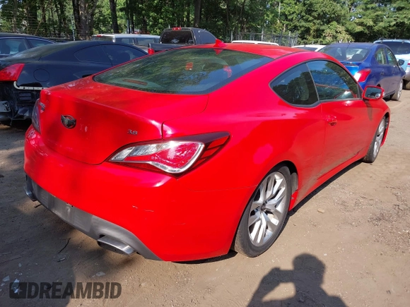 2016 Hyundai Genesis Coupe 3.8L Base with VIN KMHHT6KJ4GU132745, listed as a IAAI auction lot 42498729 with 153,572 mi miles and . Bid and sale history available at DreamBid. Image 4.