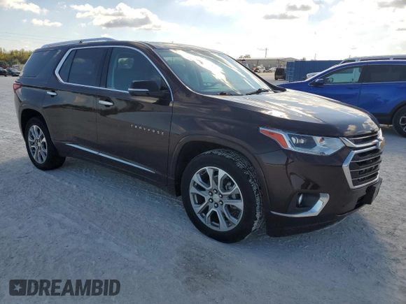 2020 Chevrolet Traverse Premier with VIN 1GNEVKKW5LJ161115, listed as a Copart auction lot 80767374 with Not provided miles and Salvage title. Bid and sale history available at DreamBid. Image 4.
