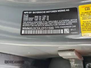 2018 MINI Hardtop 4 Door Cooper S с VIN WMWXU3C5XJ2F51599, выставлен на аукционе Copart как лот 59171195 с пробегом 53 484 миль миль и Списание • Salvage title. История ставок и продаж доступна на DreamBid. Изображение 12.