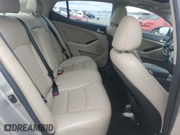 2015 Kia Optima EX with VIN 5XXGN4A7XFG431231, listed as a Copart auction lot 49119295 with 155,055 mi miles and Salvage Title. Bid and sale history available at carsss.com. Image 10.