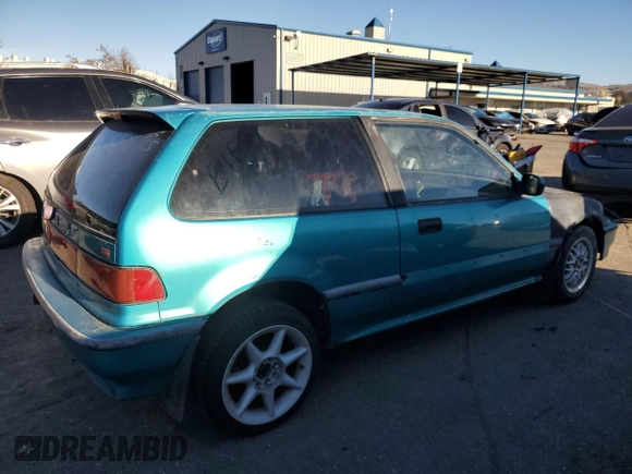 1991 Honda Civic z VIN 2HGED7366MH518166, wystawiony jako Copart lot #87556605 z przebiegiem Nie podano mil oraz Szkoda całkowita • Salvage title. Historia ofert i sprzedaży dostępna na DreamBid. Obrazek 3.