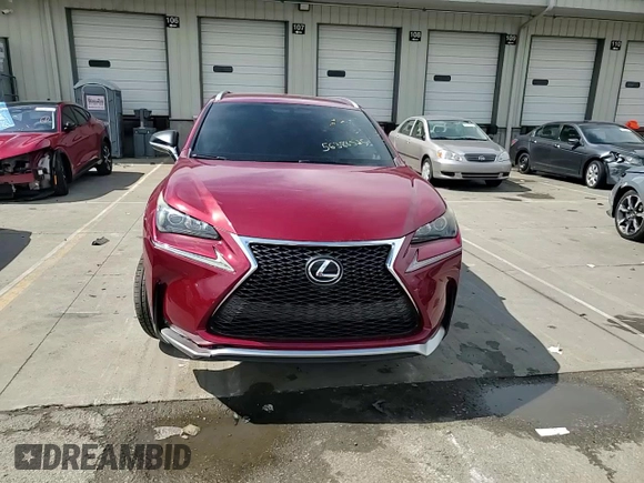 2016 Lexus NX 200t with VIN JTJYARBZ9G2034627, listed as a Copart auction lot 56388525 with 60,897 mi miles and Salvage title. Bid and sale history available at DreamBid. Image 14.