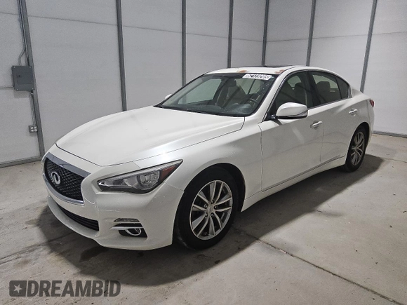 2017 Infiniti Q50 Premium with VIN JN1EV7AP7HM738106, listed as a Copart auction lot 62123205 with 150,516 mi miles and Clean title. Bid and sale history available at DreamBid. Image 1.