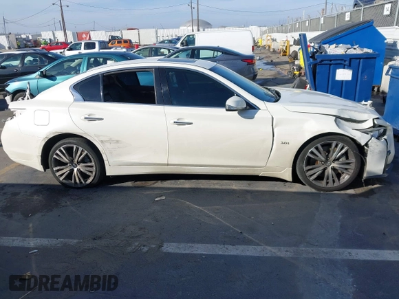 2018 Infiniti Q50 3.0t LUXE with VIN JN1EV7AP7JM358575, listed as a IAAI auction lot 41619592 with 47,520 mi miles. Bid and sale history available at carsss.com. Image 12.