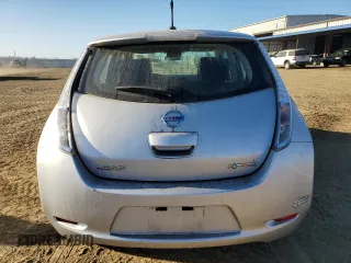 2013 Nissan LEAF S with VIN 1N4AZ0CP0DC400329, listed as a Copart auction lot 46677055 with 45,484 mi miles and Salvage Title. Bid and sale history available at carsss.com. Image 6.