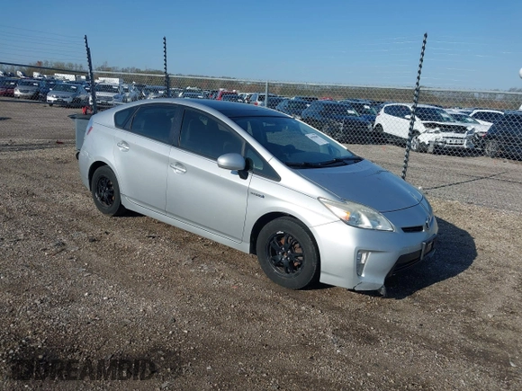 2012 Toyota Prius One with VIN JTDKN3DU1C5500488, listed as a IAAI auction lot 41929382 with 251,947 mi miles and . Bid and sale history available at carsss.com. Image 1.