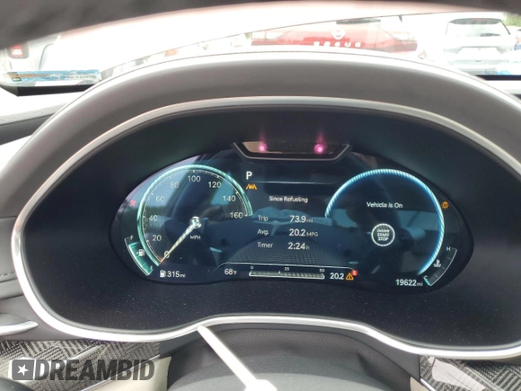 2023 Genesis G80 Sport with VIN KMTGB4SD1PU191609, listed as a Copart auction lot 66351654 with 19,622 mi miles and Salvage Title. Bid and sale history available at DreamBid. Image 9.