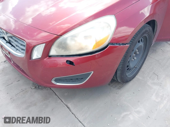 2013 Volvo S60 T5 Premier with VIN YV1612FS7D2210322, listed as a IAAI auction lot 42506708 with 268,266 mi miles and . Bid and sale history available at DreamBid. Image 6.