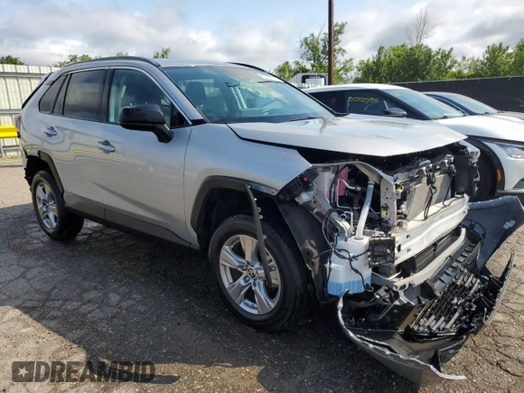 2024 Toyota RAV4 Hybrid LE with VIN 2T3LWRFV3RW224830, listed as a Copart auction lot 64658805 with 10,671 mi miles and Clean title. Bid and sale history available at DreamBid. Image 4.