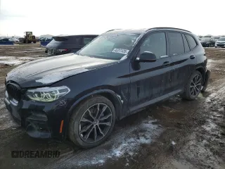 2021 BMW X3 M40i with VIN 5UXTY9C01M9D96500, listed as a Copart auction lot 45317435 with 60,171 mi miles and Salvage Title. Bid and sale history available at carsss.com. Image 1.