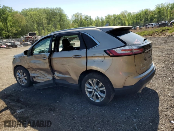 2020 Ford Edge Titanium with VIN 2FMPK3K91LBA72040, listed as a Copart auction lot 53977085 with 83,290 mi miles and Salvage title. Bid and sale history available at DreamBid. Image 2.