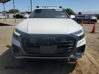 2023 Audi Q8 Premium Plus with VIN WA1EVBF12PD007113, listed as a Copart auction lot 67787744 with 20,482 mi miles and Salvage title. Bid and sale history available at DreamBid. Image 5.