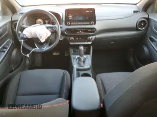 2023 Hyundai Kona N Line with VIN KM8K33A38PU020361, listed as a Copart auction lot 83673054 with 46,591 mi miles and Salvage Title. Bid and sale history available at carsss.com. Image 8.