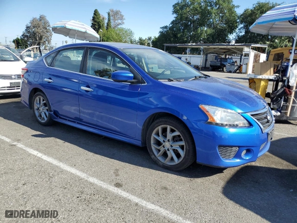 2014 Nissan Sentra SV with VIN 3N1AB7AP5EL615448, listed as a Copart auction lot 53055265 with 158,348 mi miles and Clean Title. Bid and sale history available at carsss.com. Image 4.