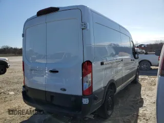 2024 Ford Transit Cargo with VIN 1FTBR1C82RKA03876, listed as a Copart auction lot 84399854 with 8,073 mi miles and Salvage Title. Bid and sale history available at DreamBid. Image 3.