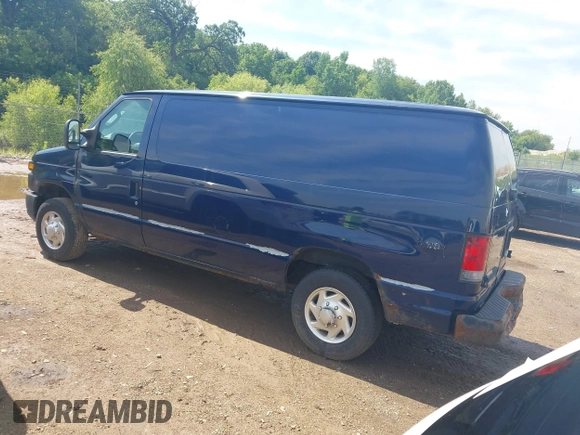 2011 Ford Econoline Cargo Commercial with VIN 1FTNE1EW8BDA58606, listed as a IAAI auction lot 42710443 with 177,024 mi miles and . Bid and sale history available at DreamBid. Image 3.