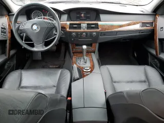 2007 BMW 5 Series 525i with VIN WBANE53587CW65729, listed as a Copart auction lot 50196855 with 178,956 mi miles and Salvage Title. Bid and sale history available at carsss.com. Image 8.
