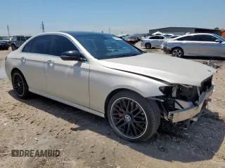 2017 Mercedes-Benz E 300 Luxury with VIN WDDZF4KB3HA174183, listed as a Copart auction lot 58222665 with 50,761 mi miles and Salvage title. Bid and sale history available at DreamBid. Image 4.