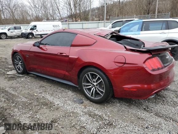 2016 Ford Mustang GT with VIN 1FA6P8CF6G5211047, listed as a Copart auction lot 43239055 with 65,146 mi miles and Salvage Title. Bid and sale history available at carsss.com. Image 2.