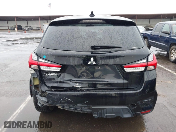 2020 Mitsubishi Outlander Sport ES 2.0 with VIN JA4AR3AU8LU026205, listed as a IAAI auction lot 41414657 with 126,942 mi miles. Bid and sale history available at carsss.com. Image 17.