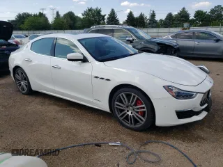 2019 Maserati Ghibli S Q4 GranLusso with VIN ZAM57YTL4K1312711, listed as a Copart auction lot 63291414 with 24,467 mi miles and Salvage Title. Bid and sale history available at carsss.com. Image 4.