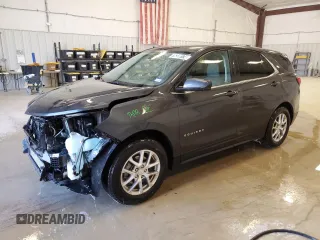 2023 Chevrolet Equinox LT with VIN 3GNAXJEG2PS165604, listed as a Copart auction lot 76330174 with 5,685 mi miles and Clean title. Bid and sale history available at DreamBid. Image 1.